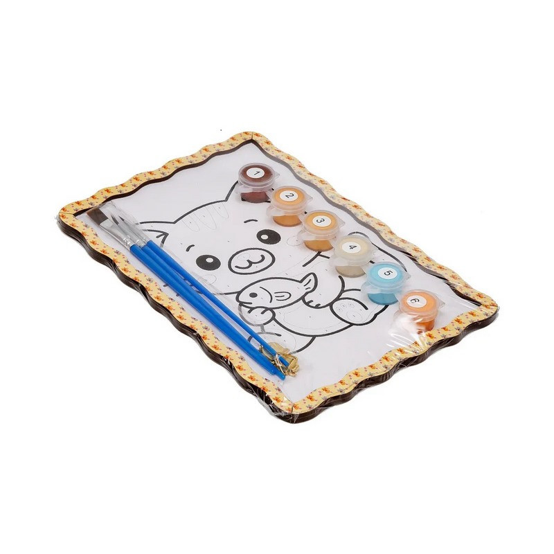 Дитячий набір для розпису по дереву "Котик" Puz-22980 формат А5 Вінниця - фото 2