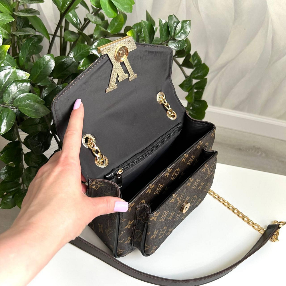 Брендовая женская сумка LV. Женская сумка маленькая через плечо LV Киев - изображение 3