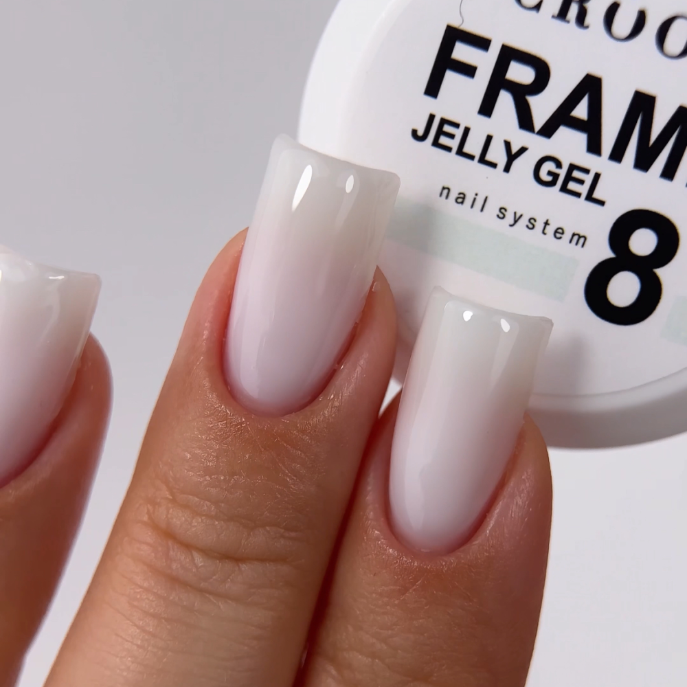 Гель-желе для нарощення нігтів Crooz Frame Jelly gel 08 15мл Херсон - фото 1