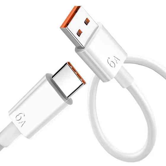 Кабель быстрой зарядки 6А Super Quick Charge Type-C USB 1м AC Prof SC06-1C Киев