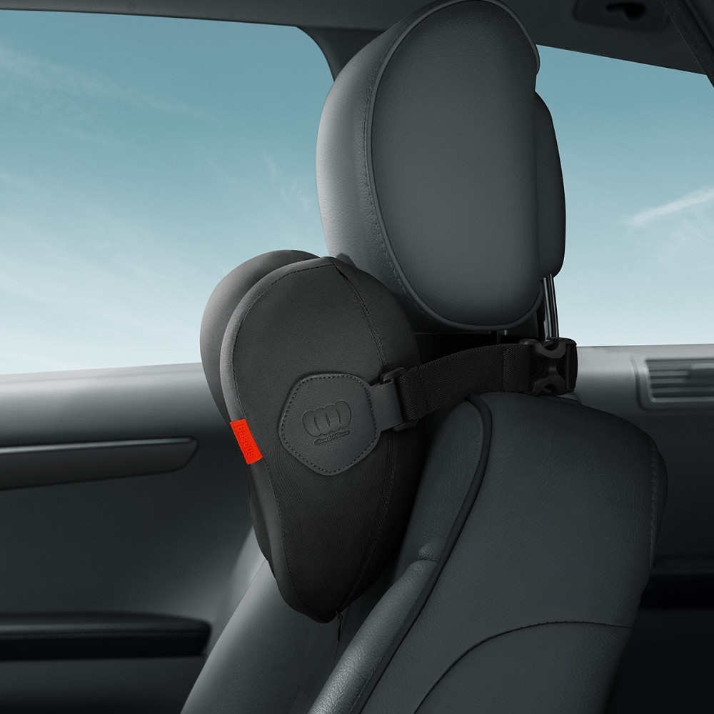 Подушка подголовник Baseus ComfortRide Series Car Headrest Pillow Cluster Black Одесса - изображение 7