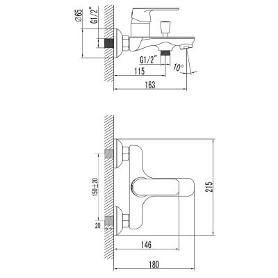 Смеситель Corso CF-1C136C (9617200) Винница - изображение 3