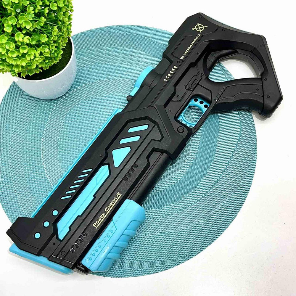 Автомат водний автоматичний та механічний принципи роботи автоматичний набір води акумулятор 7.4 V Чорно-блакитний (FY-872) Чернігів - фото 4