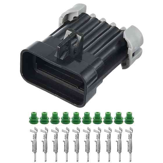 Роз'єм конектор 10-кон., 12045808, 12124264, APTIV (Delphi) Америка універс., Моторний Chevrolet Київ