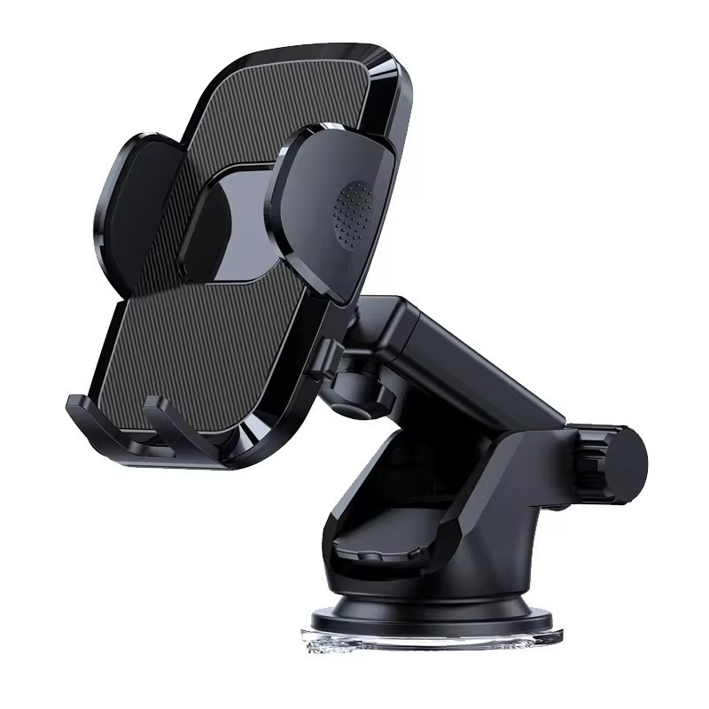 Автомобильный держатель, с присоской и креплением на воздуховод для телефона JС04, черный Каменец-Подольский - изображение 2