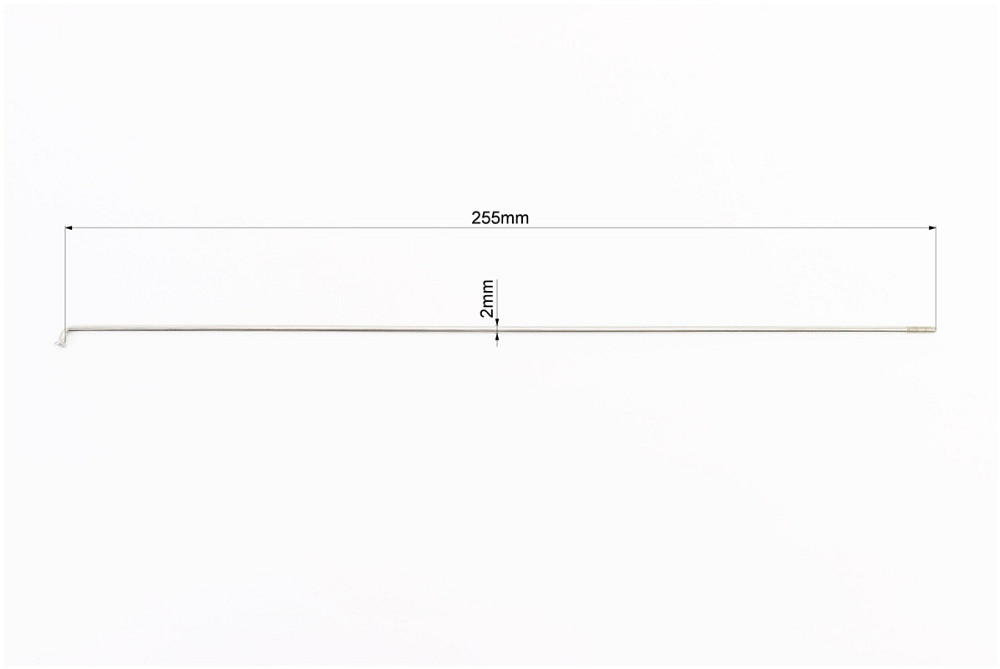 Спиця 14Gx255мм, нержавіюча сталь Киев - изображение 2