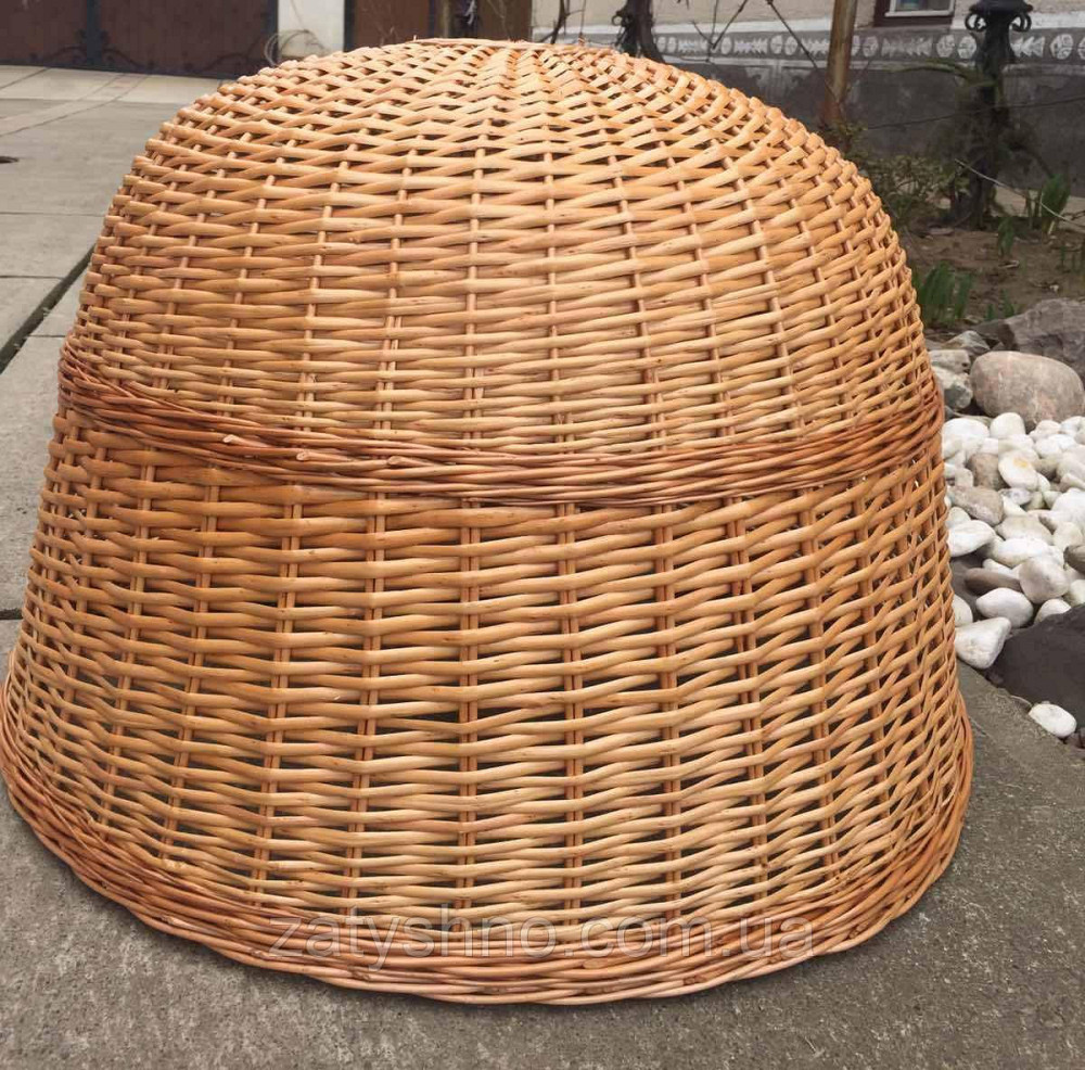 Габаритная люстра плетеная | люстра из лозы лакированая  /плетеной светильник для магазина Киев - изображение 3