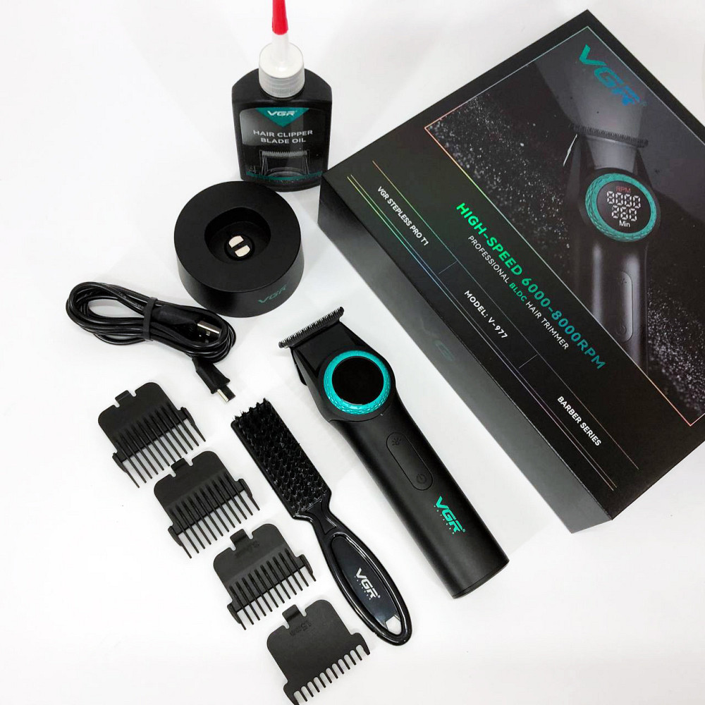 Професійна машинка для стрижки волосся голови VGR, Багатофункціональна акумуляторна машинка для стрижки UJ-39 Львів - фото 10