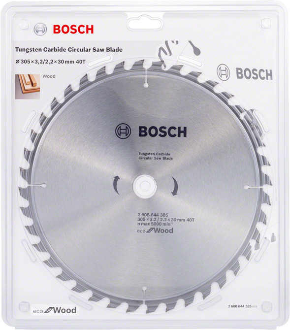 Диск пиляльний Bosch Eco WO 305x30-40T (2608644385) Коломия - фото 1