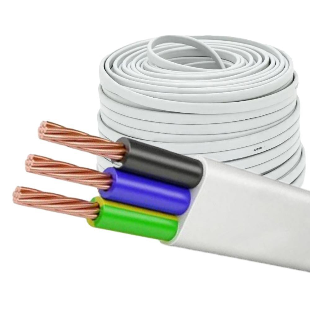 Кабель ШВВП3х2,5 белый ЗЗКМ Харьков - изображение 2