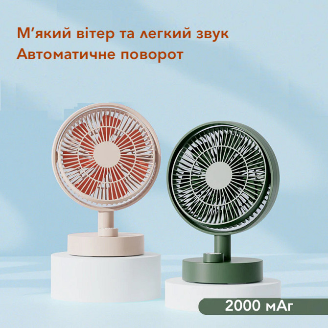 Настольный вентилятор Xiaomi Sothing Plume Desktop Fan S1 аккамуляторный (DSHJ-S-2102) Киев - изображение 5