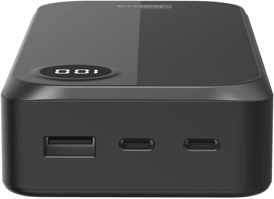 Універсальна мобільна батарея Hama 20000 mAh 15 W Black (00201755) ( 22963 ) Харків - фото 2