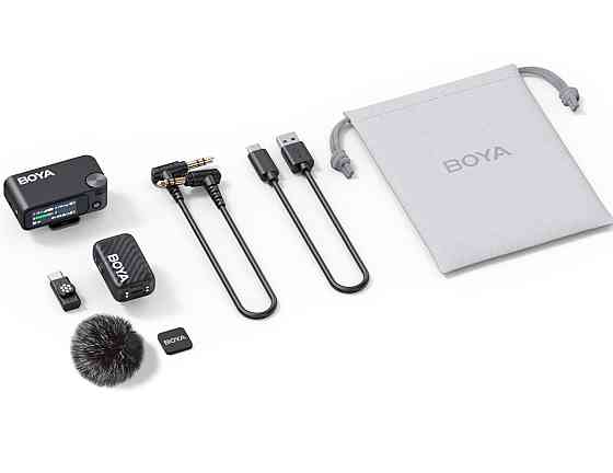 Мікрофон бездротовий / рекордер з ШІ шумозаглушенням для телефону камери Type-C BOYAMIC 2-03 Київ