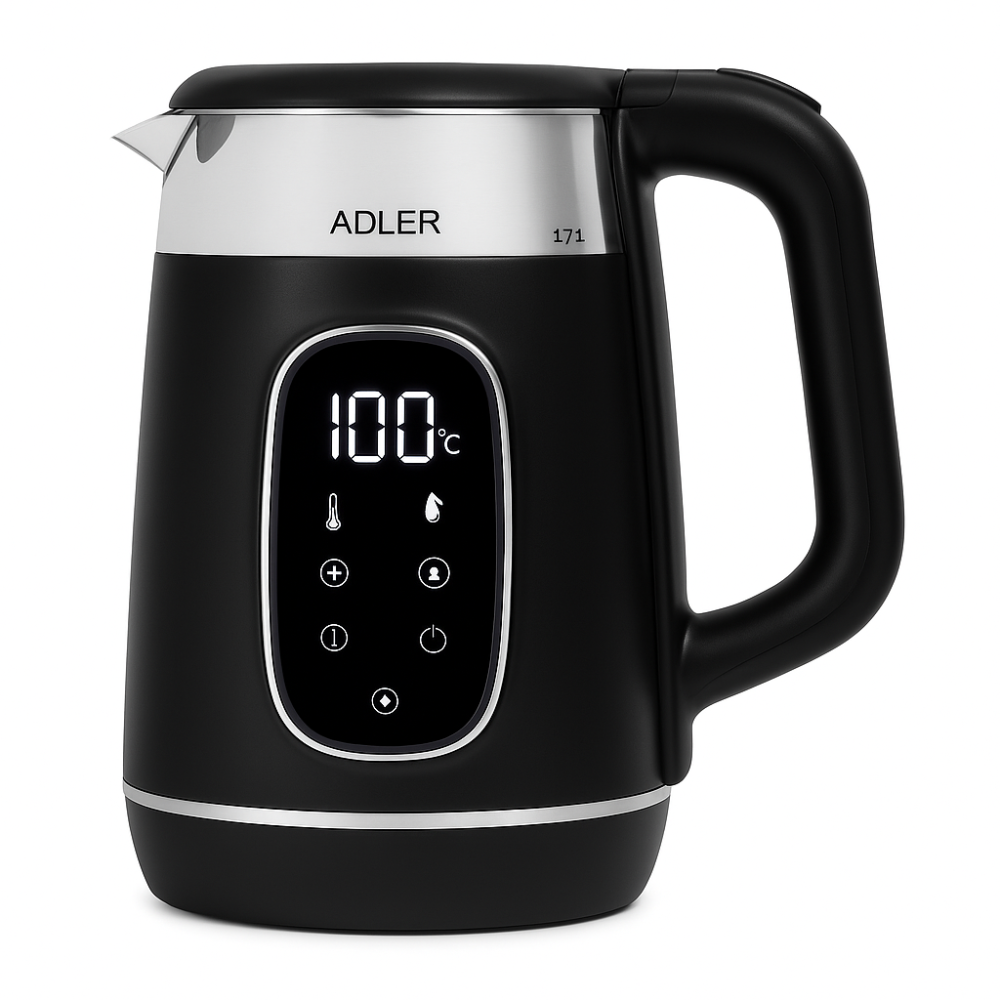 Электрочайник Adler AD 1305 2200Вт 1.7Л Black Silver EC-94 Львов - изображение 5