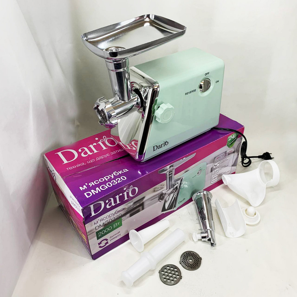 Электромясорубки с металлическими шестернями, Мясорубка с реверсом мощная многофункциональная мясорубка GV-10 Львов - изображение 2