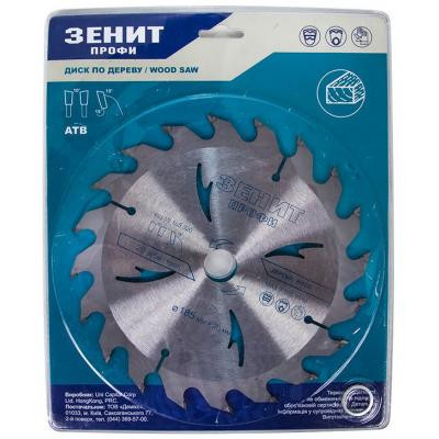 Диск пильний Зеніт &quot;ПРОФІ&quot; пильний по дереву 185x20/16, ATB 20 (19185320) Вінниця - фото 1