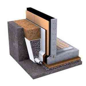 Геомембрана шиповидна Гідроізоляція фундаменту геомембрана шипоподібна IZOFLEX 400 г/м2 Київ