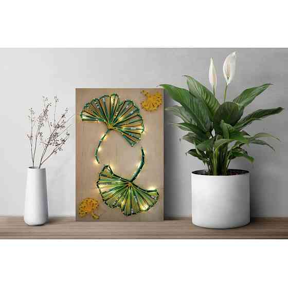 Набір стрінг-арт "Малахітовий танець" ABC-029 дерев'яна основа Вінниця