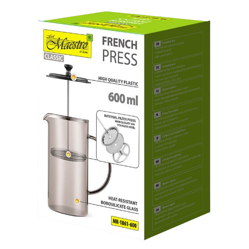 Френч-прес для кави/чаю 600мл MR-1861-600 Maestro Житомир - изображение 2