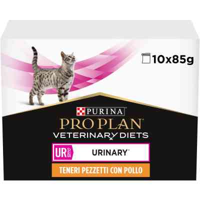Вологий корм для кішок Purina Pro Plan Veterinary Diets UR ST/OX Urinary З куркою 10 x 85 г (8445290093592) Вінниця