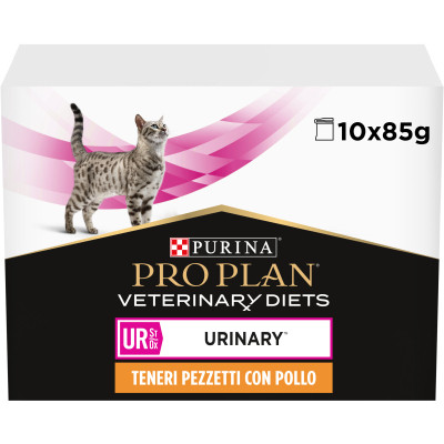 Влажный корм для кошек Purina Pro Plan Veterinary Diets UR ST/OX Urinary С курицей 10 x 85 г (8445290093592) Винница - изображение 1