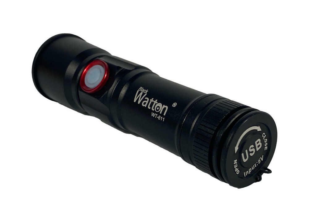 Фонарик Watton WT-611 аккумуляторный ручной LED Каменец-Подольский - изображение 5