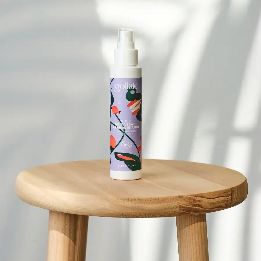 Масажна олія Goliate Huile De Massage Aphrodisiaque 100 мл, органічна, зігрівальний ефект Львів - фото 5