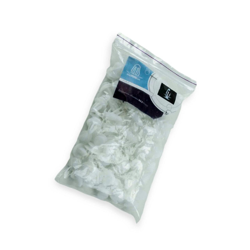 Кліпса двері 2170-71 Пріора (100шт) №64 біла картка Мукачево - фото 1