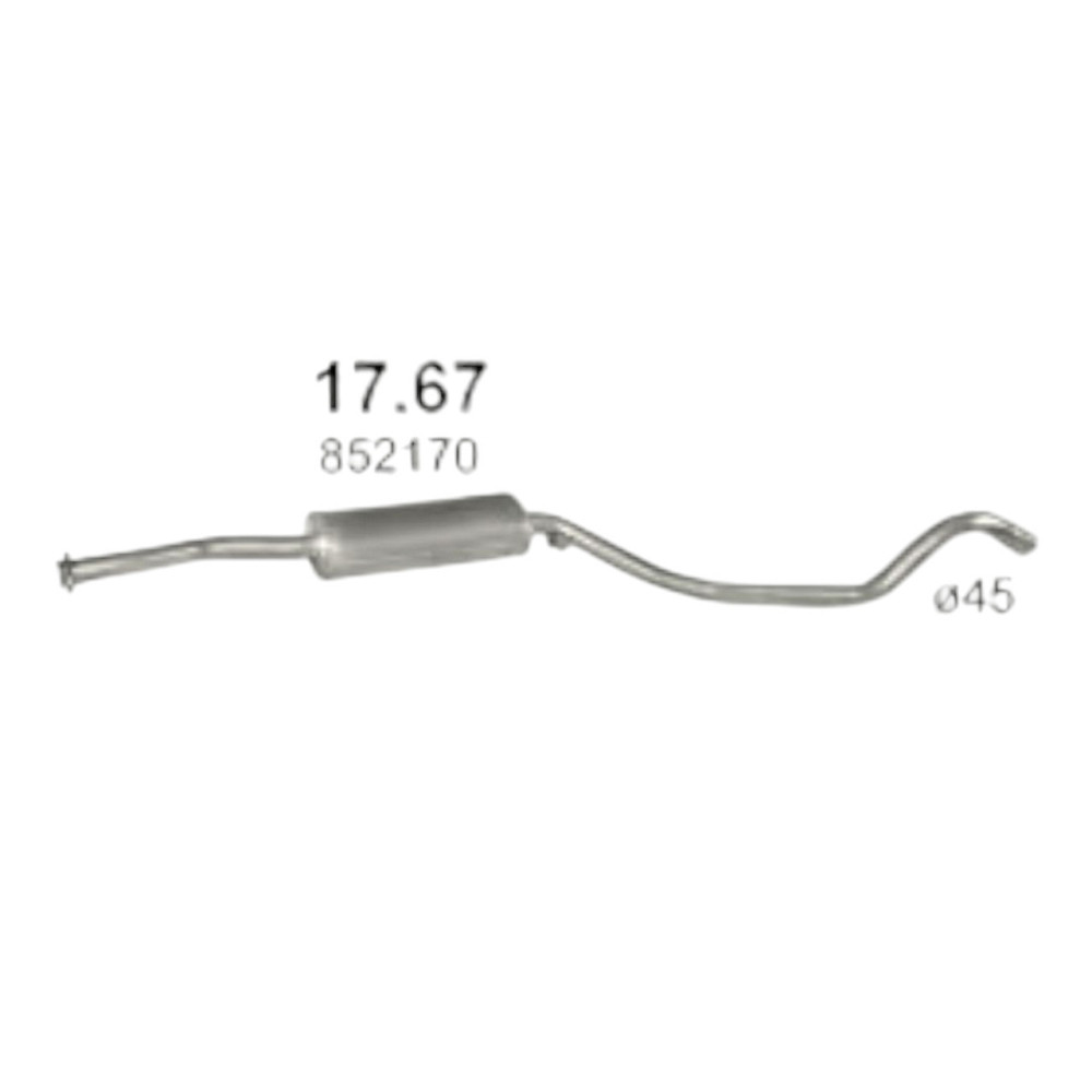 Резонатор Ascona 1.6D Опель Мукачево - фото 1