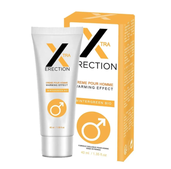 Крем для стимулювання пеніса XTRA ERECTION warming gel for man, 40 ml Sex Aura Київ