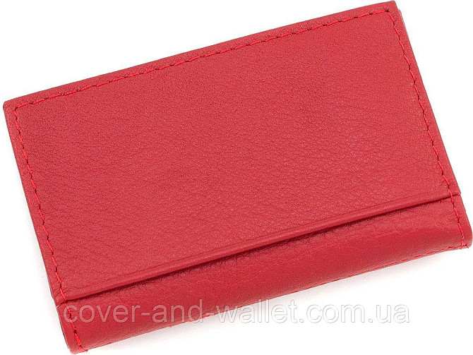 Маленькая кожаная женская обложка под документы светло-розового цвета ST Leather Киев - изображение 9