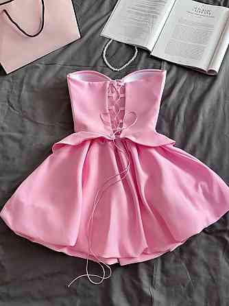 Женское романтическое платье с корсетом костюмка люкс. Розовый, 44/46 Одесса