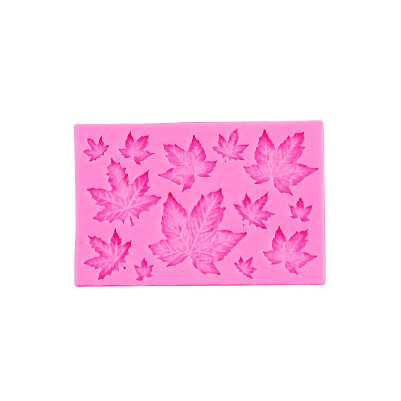 Молд силиконовый Листья 61 на 94 мм розовый Киев - изображение 7