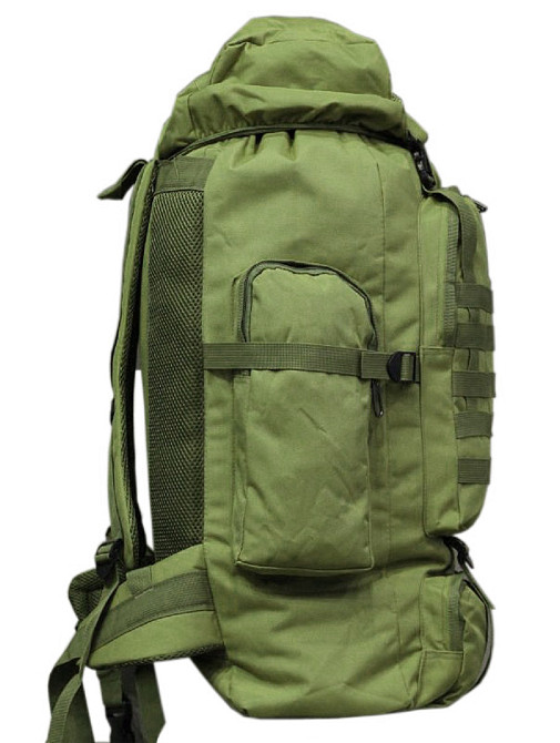 Рюкзак туристичний 70 л оливковий Київ - фото 6