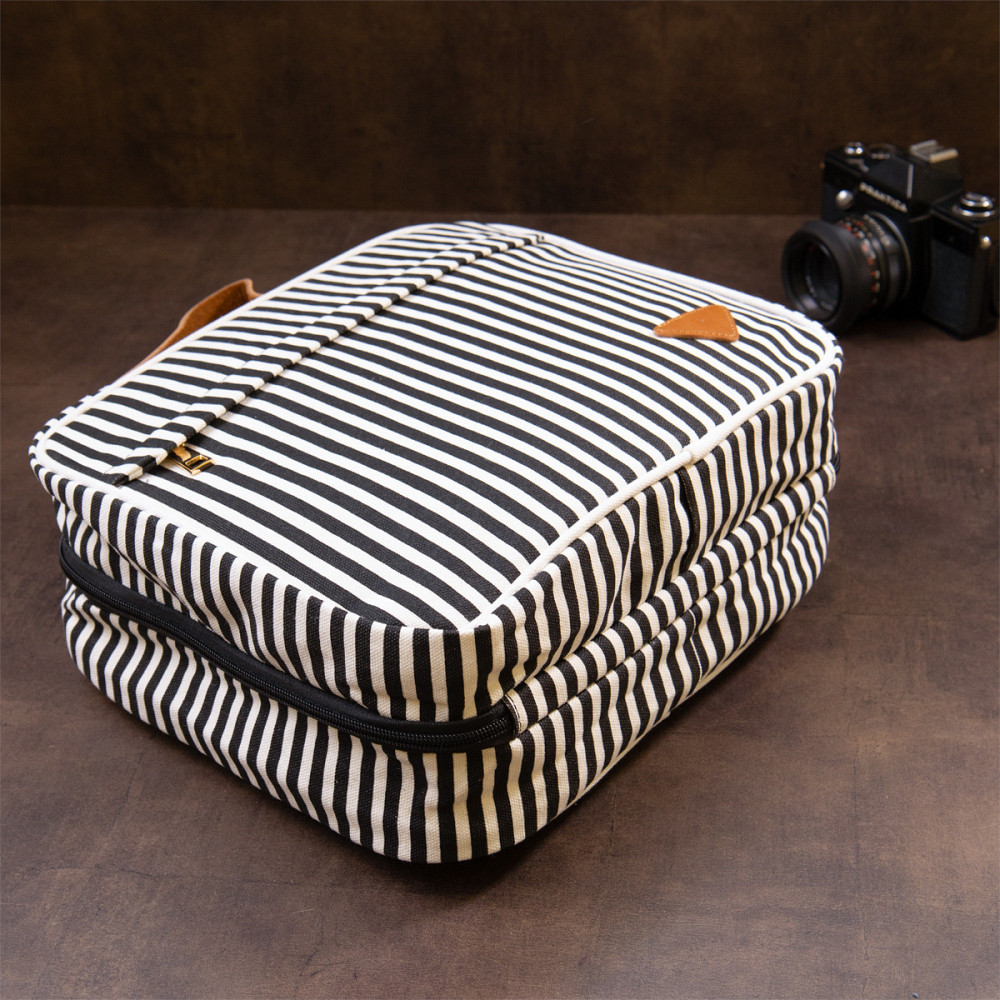 Сумка органайзер для подорожей текстильна Vintage 20652 Біла Київ - фото 1