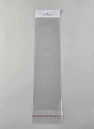 Пакети з липкою стрічкою і европодвесом 9см 32см 25мк (1000 шт) Харків