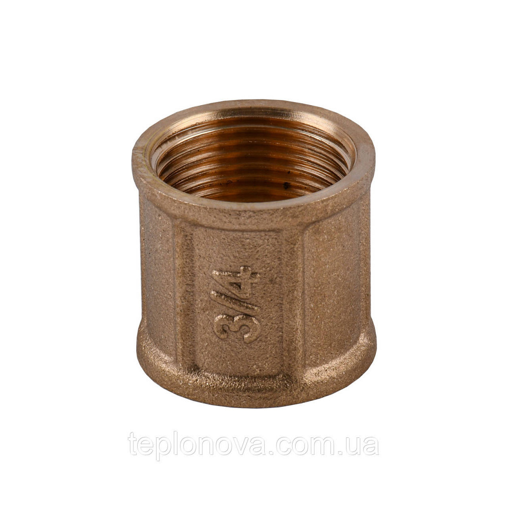 Муфта 3/4" ВВ латунна LM441S OPTIMUM Чернівці - фото 2