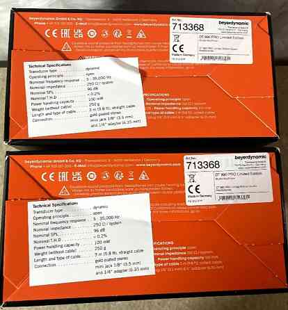 Навушники без мікрофона: Beyerdynamic DT990 PRO LB 250 Om Black Edition. Харків