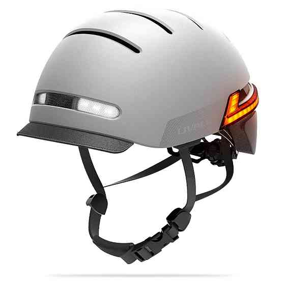 Захисний шолом Livall BH51M NEO (L) Sandstone Grey (57-61см), акустика, мікрофон, сигнали поворотів та стопів, додаток, пульт BR80, Bluetooth (LIV-T1V Київ