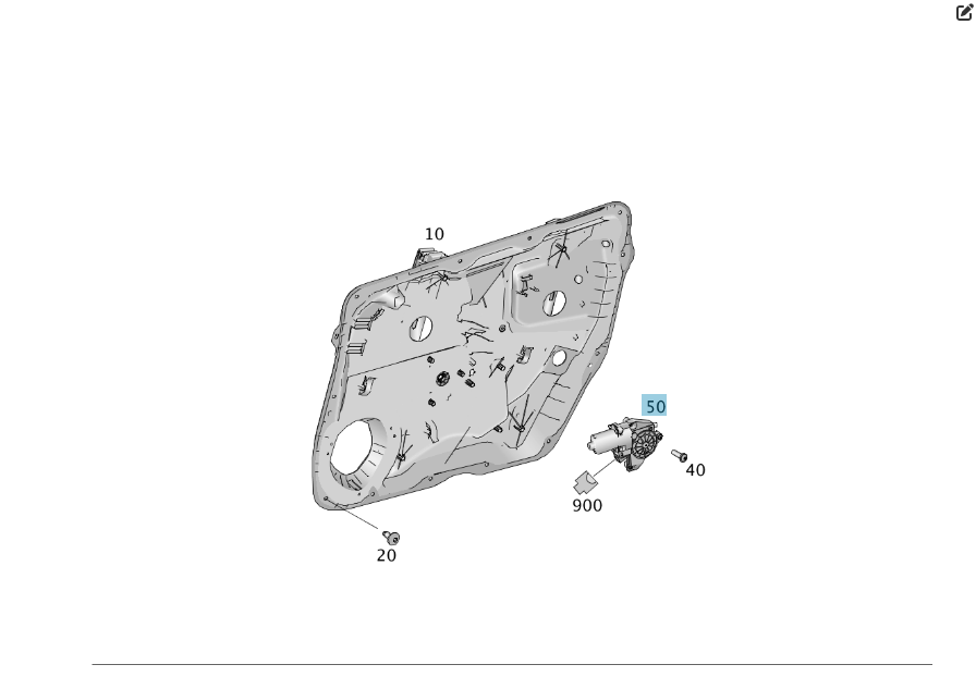 Mercedes-Benz  A1669060201 Моторчик переднього лівого склопідйомника ML W164 R-class short W251 ML/GLE W166 GLE Coupe C292 S-class short W222 GL X164  Одеса - фото 4