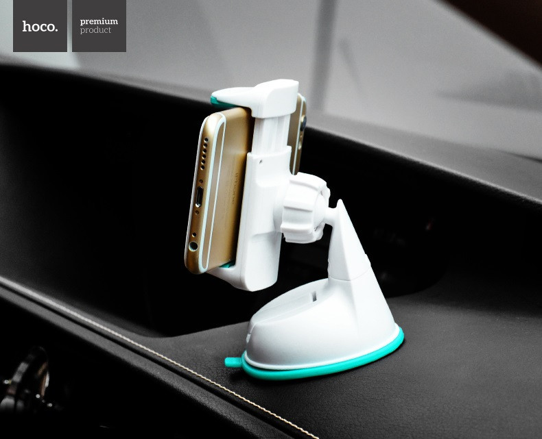 Автотримач для телефона HOCO CA5 Suction vehicle Holder Blue Киев - изображение 10