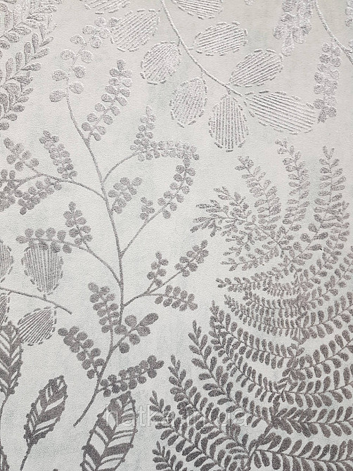 Обои виниловые на флизелине AS creation The Bos 0.53х10 листья ветки серебристые на мятном зеленом Киев - изображение 4