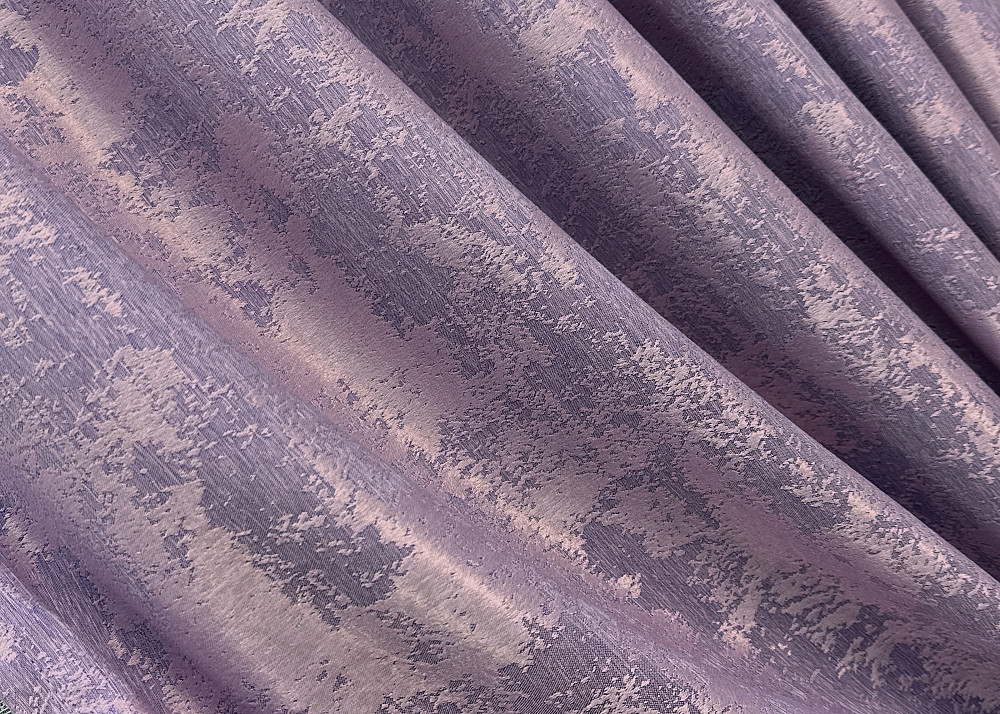 Комплект штор VR-Textil Жакард Мармур 150х270 2шт і Тюль 500х270 1764ш-1400т Бузковий з білим 71-020/4 Київ - фото 5