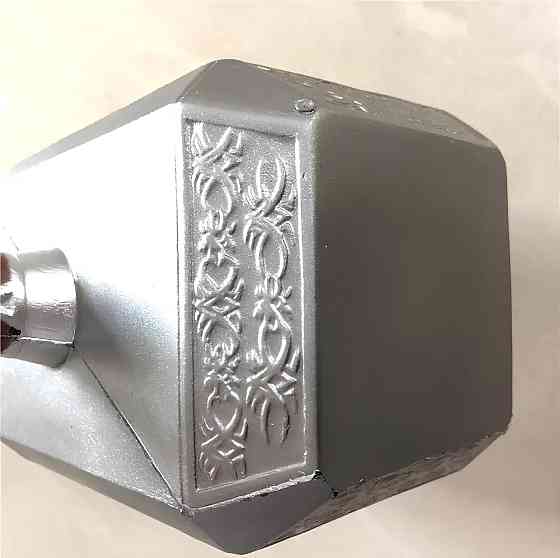 Іграшковий молот Тора RESTEQ — гумовий Мйольнір 1:1 як у фільмі, копія молота героя Marvel для ігор та колекції Київ