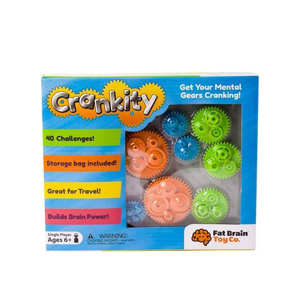 Гра-головоломка Fat Brain Toys Crankity Різнокольорові шестерні (FA140-1) Харьков - изображение 2