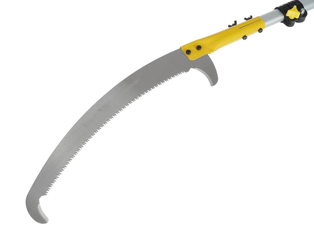 Пилка садова "John Gardener" вигнута з гаком на телескопічному держаку довжиною 3,3 м Київ - фото 3