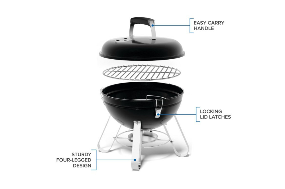 Угольный портативный гриль 37 см Napoleon Premium Kettle NK14K-LEG-3 Код: 012114 Ровно - изображение 12