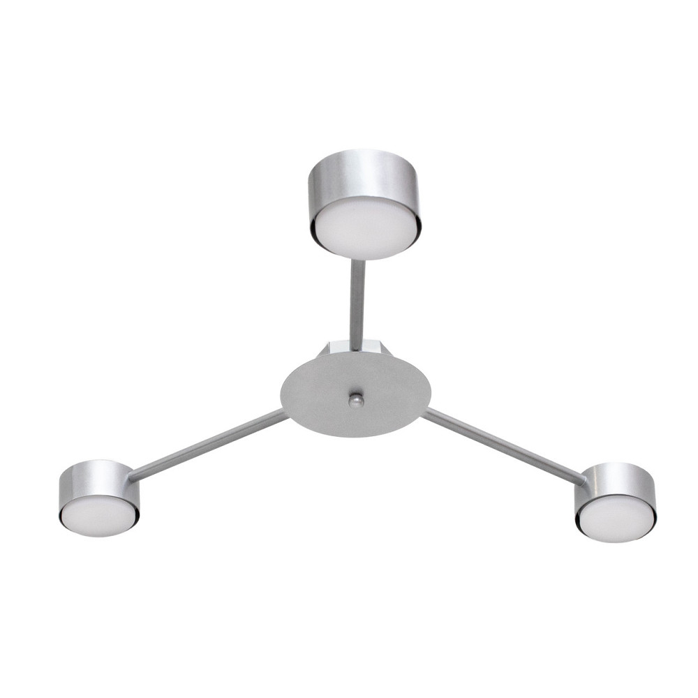 Люстра потолочная MSK Electric Copter на три круглых плафона под лампы GX53 NL 8040-3 AL Одесса - изображение 2