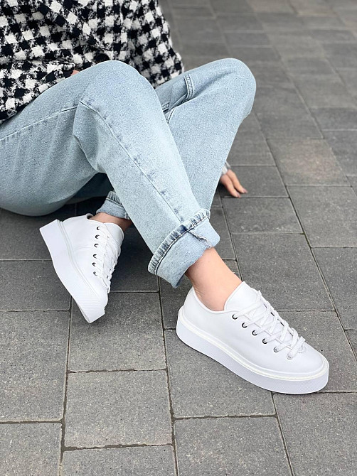 Molly Кроссовки женские MOLLY белые натуральная кожа 37-39 размеры (5379) Коломыя - изображение 8