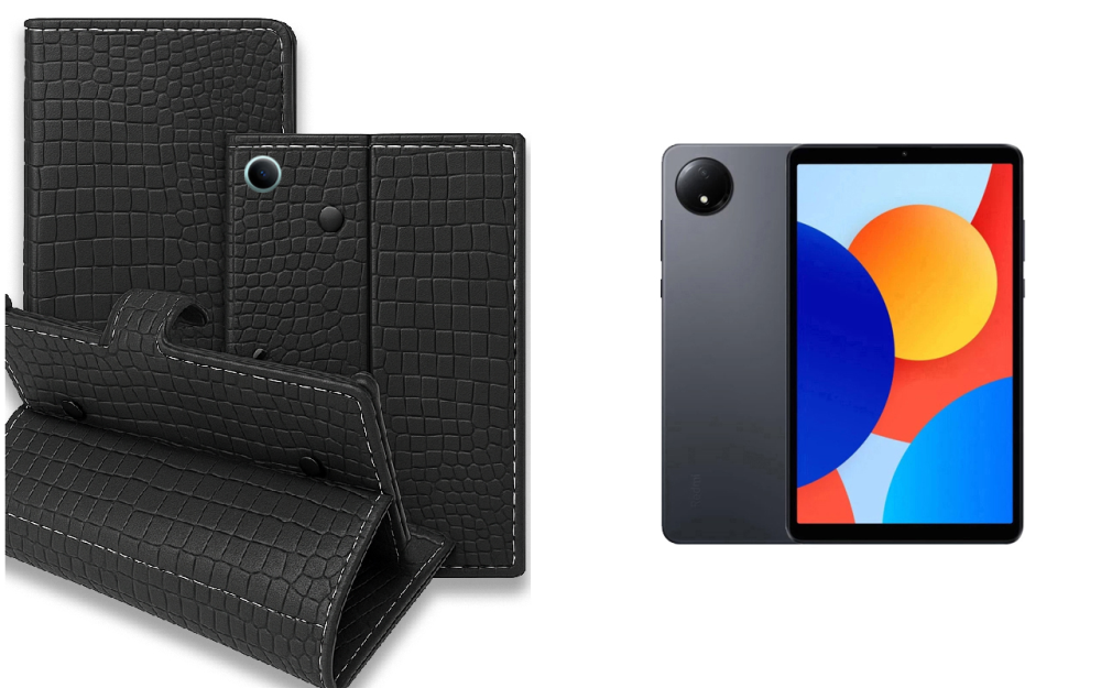 Книга-трансформер для планшета Xiaomi Redmi Pad Se 8.7, цвет Black Krokodil Black Киев - изображение 1